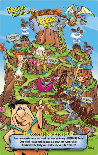 Post ® Cocoa Pebbles™ Cereal Perspective: back