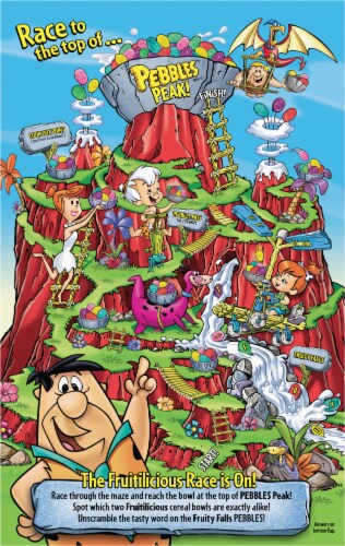 Post® Fruity Pebbles Cereal Perspective: back