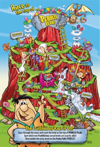 Post® Fruity Pebbles™ Giant Size Cereal Perspective: back
