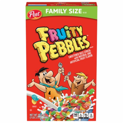 Fruity Pebbles™ Cereal Family Size Perspective: back