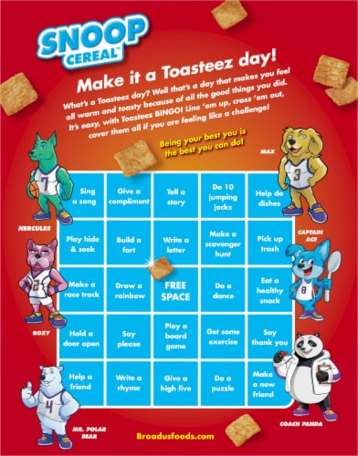Broadus Cinnamon Toasteez Snoop Cereal™ Perspective: back