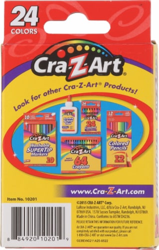 Cra-Z-Art Crayons 24 Pack, 24 pk - Smith's Food and Drug Cra-Z-Art Crayons 24 Pack, 24 pk - Smith's Food and Drug