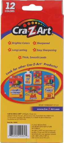 Cra-Z-Art® Colored Pencils Perspective: back