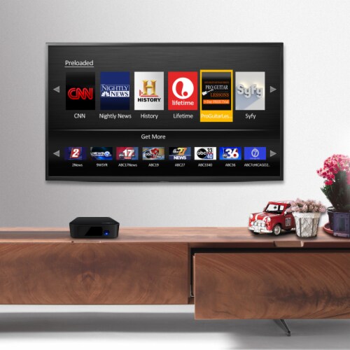 STB378 - Smart TV Box - Play streaming media services and Online digital content Perspective: back