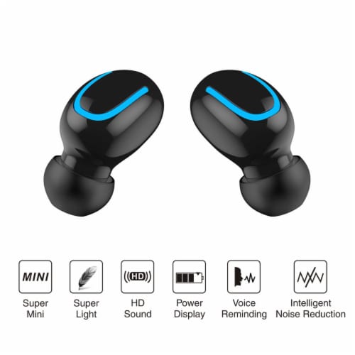 True Wireless Earbuds with Bluetooth Pairing