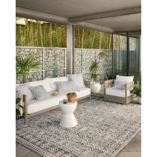 RAI-02 Pebble, Ivory 11'-6  x 15' Size Rug Perspective: back