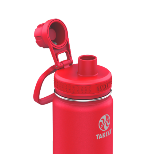 Takeya Insulated Water Bottle - Watermelon Perspective: back