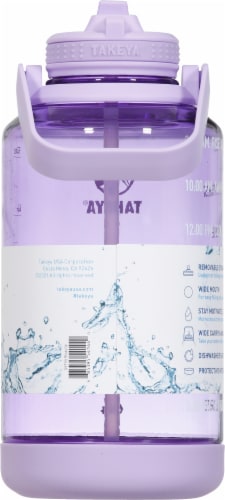 Takeya Motivational Bottle - Purple Perspective: back