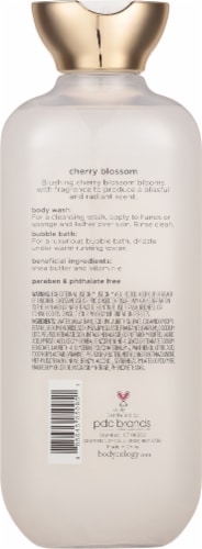 Bodycology® Cherry Blossom Body Wash & Bubble Bath Perspective: back