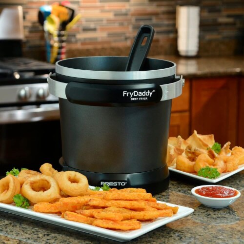 PRESTO 05420 BLACK DEEP FRYER ELECTRIC 4CUP FRYDADDY BUILTIN 1 each Jay C Food Stores