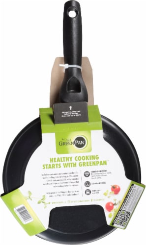 GreenPan Rio Frying Pan™ Healthy Ceramic Non Stick With Spatula - Black Perspective: back