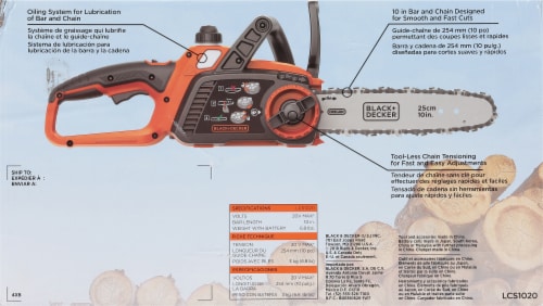 BLACK + DECKER LCS1020 10-Inch Max Lithium 20-Volt Cordless