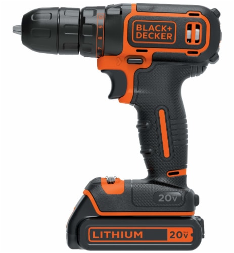 BLACK+DECKER 20V MAX* Cordless Drill/Driver Perspective: back