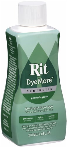 Rit DyeMore Synthetic Peacock Green Perspective: back
