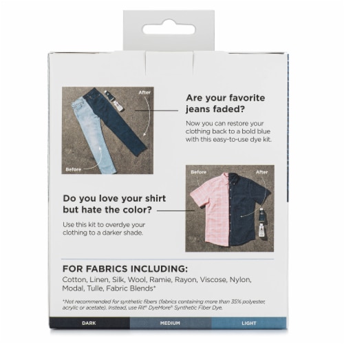 Rit Back to Blue Denim Dye Kit Perspective: back