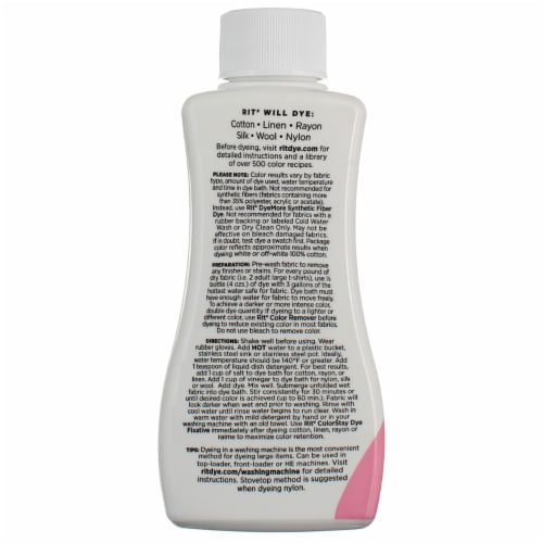 Rit All Purpose Dye, Petal Pink - 8.0 fl oz