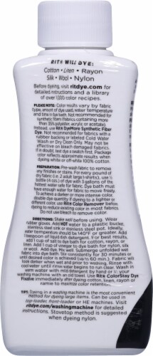 Rit® All Purpose Liquid Dye - Black Perspective: back