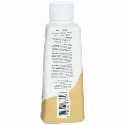 Rit Liquid Fabric Dye - Tan Perspective: back