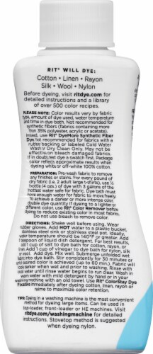Rit® Aquamarine All Purpose Dye Perspective: back