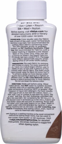 Rit® All Purpose Liquid Dye - Dark Brown Perspective: back