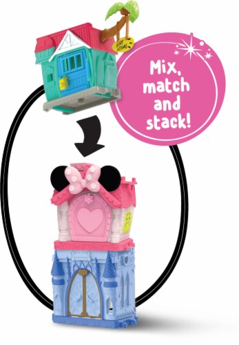 Just Play Disney Doorables Minnie's Garden Cottage Playset Perspective: back