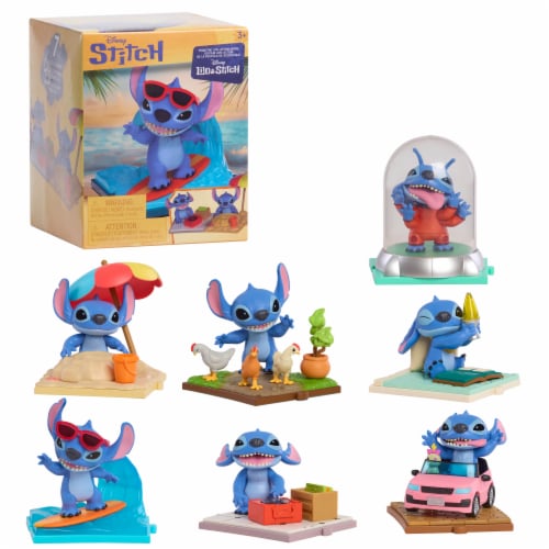 Just Play Stitch La Movie Time Collectible Figures Perspective: back