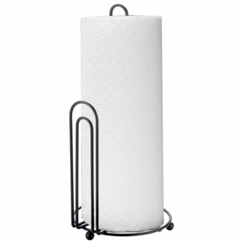 Double Wire Free Standing Paper Towel Holder Black 1 Unit Kroger