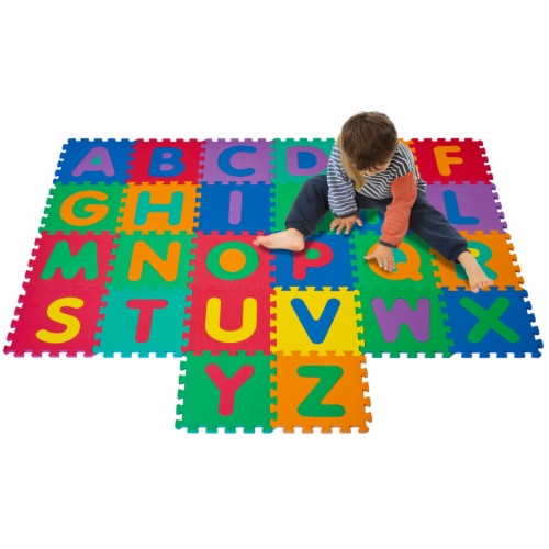 Foam floor alphabet and number puzzle mat on sale
