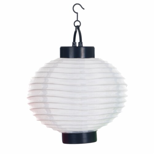 Glowing Paper Lanterns with White LED Lights - 8 Inch