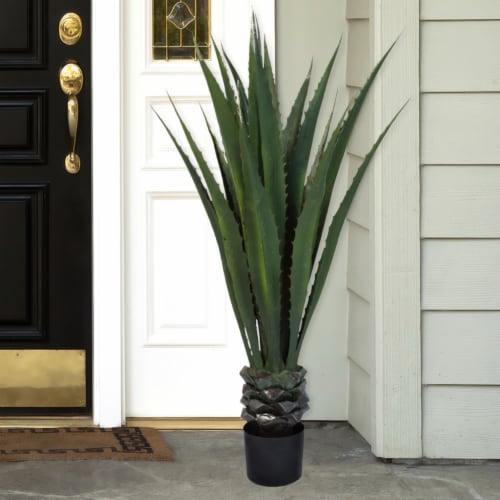Pure Garden 52 Inch Giant Agave Floor Plant Perspective: back