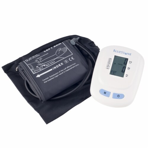 Bluestone Automatic Upper Arm Blood Pressure Monitor with 120 Memory Easy Fill Cuff with One Perspective: back