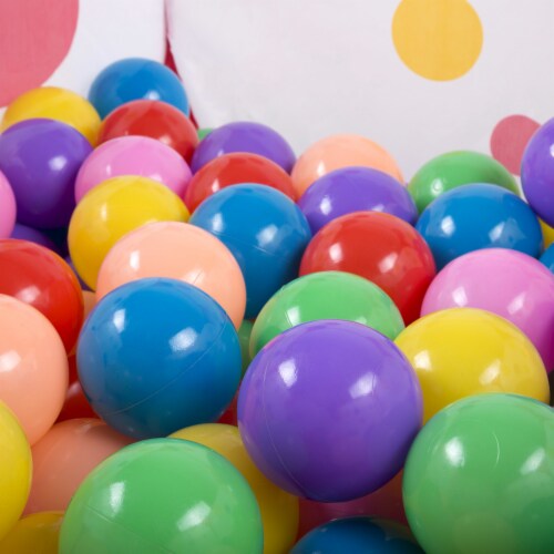 Hey Play 80-DZ-BP Kids Pop-Up Six-Sided Ball Pit Tent Perspective: back