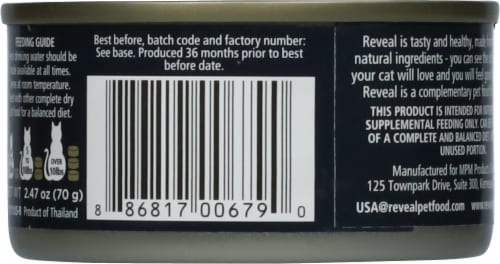 Reveal In Gravy Chicken Breast Grain Free Cat Food Perspective: back