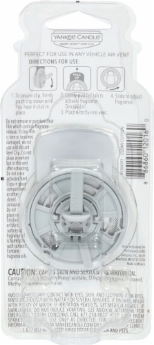 Yankee Candle® Smart Scent™ Odor Neutralizing Clean Cotton® Vent Clip Perspective: back