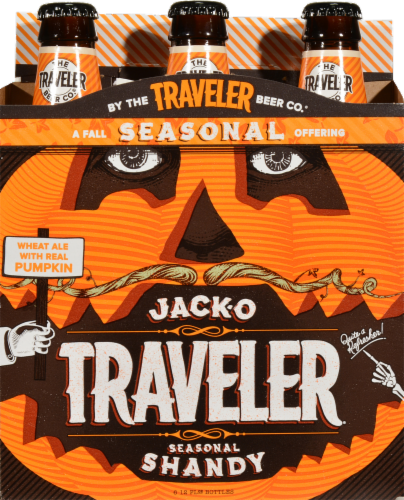 Traveler Beer Co. Seasonal Shandy Perspective: back