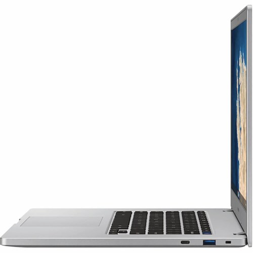 Samsung Chromebook 4+, 15.6", Platinum Titan Perspective: back