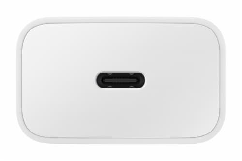 Samsung USB-C Type C to Type C Cable Charger- White Perspective: back