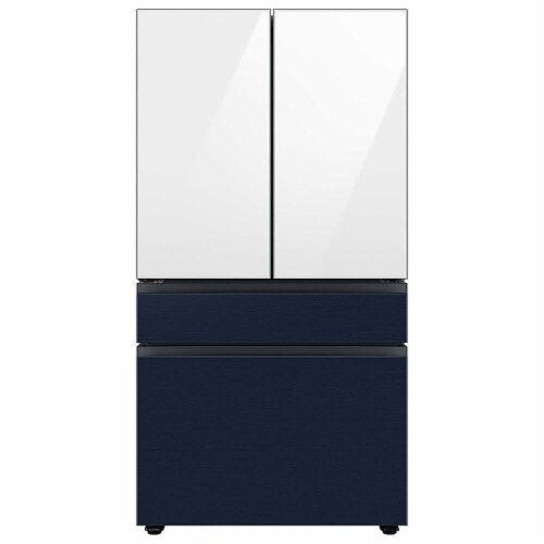 Samsung RAF36DMMQN Bespoke 4-Door French Door Refrigerator Panel - Middle Panel - Navy Ste Perspective: back