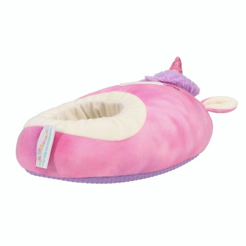 Squishmallows Lola Unicorn Girl's Slippers-XLarge Perspective: back