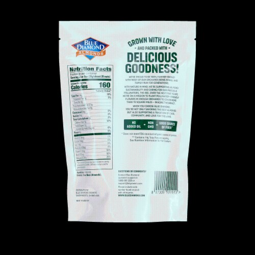 Blue Diamond® Whole Natural Almonds Perspective: back