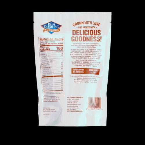 Blue Diamond® Oven Roasted Honey Almonds Perspective: back