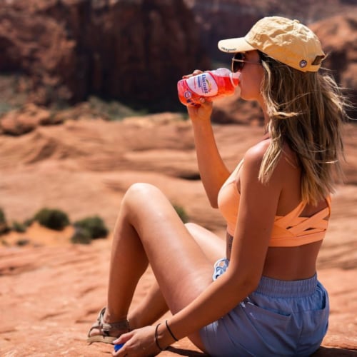 Electrolit Premium Hydration Strawberry Sports Drink Bottle Perspective: back