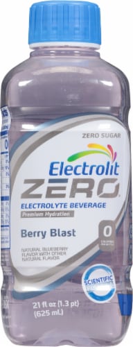 Electrolit™ Zero Berry Blast Electrolyte Beverage Perspective: back