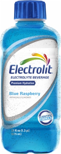 Electrolit™ Blue Raspberry Electrolyte Beverage Perspective: back