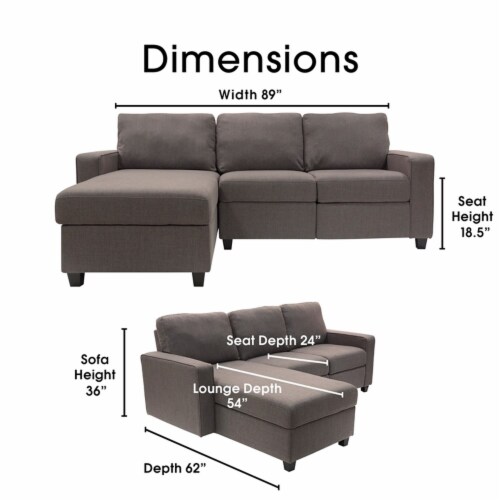 Serta Palisades Reclining Sectional Sofa with Left Storage Chaise