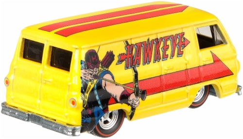 Hot Wheels® Marvel Hawkeye Car Perspective: back
