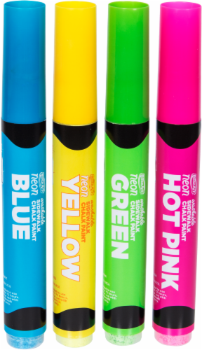 RoseArt Washable Sidewalk Neon Paint Markers Perspective: back