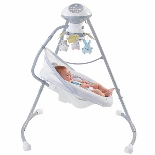 Fisher-Price DRG43 Sweet Snugapuppy Dreams Cradle n Swing, 1 - Foods Co. Fisher-Price DRG43 Sweet Snugapuppy Dreams Cradle n Swing, 1 - Foods Co.