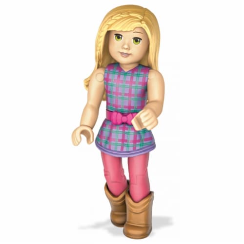 Mega Construx™ American Girl® Spring Plaid Cowgirl Series 2 Mini Figure Perspective: back