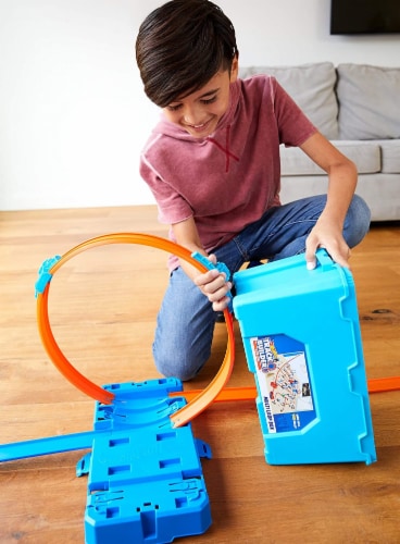 Hot Wheels Track Builder Multi Loop Box Ultimate Storage;